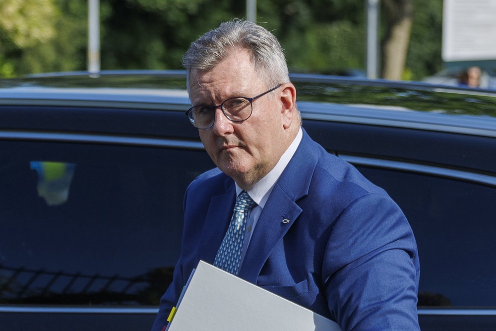 The trial of Sir Jeffrey Donaldson will hear three hours of interviews between the former MP and police (Liam McBurney/PA) (PA Wire)