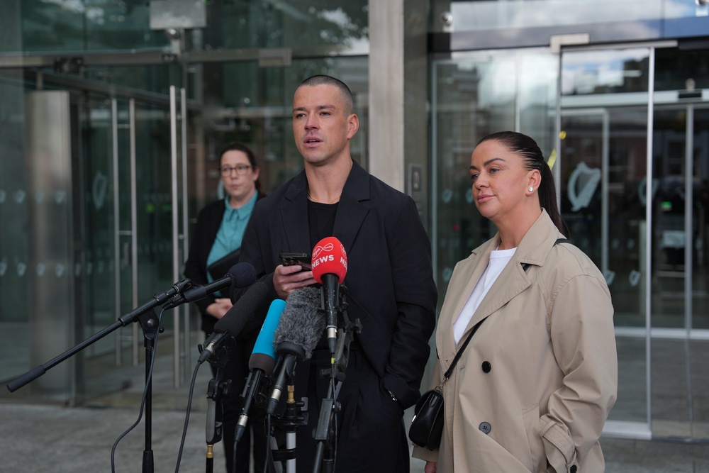 Noel Kirwan’s children, Kristopher and Donna (Niall Carson/PA) (PA Wire)