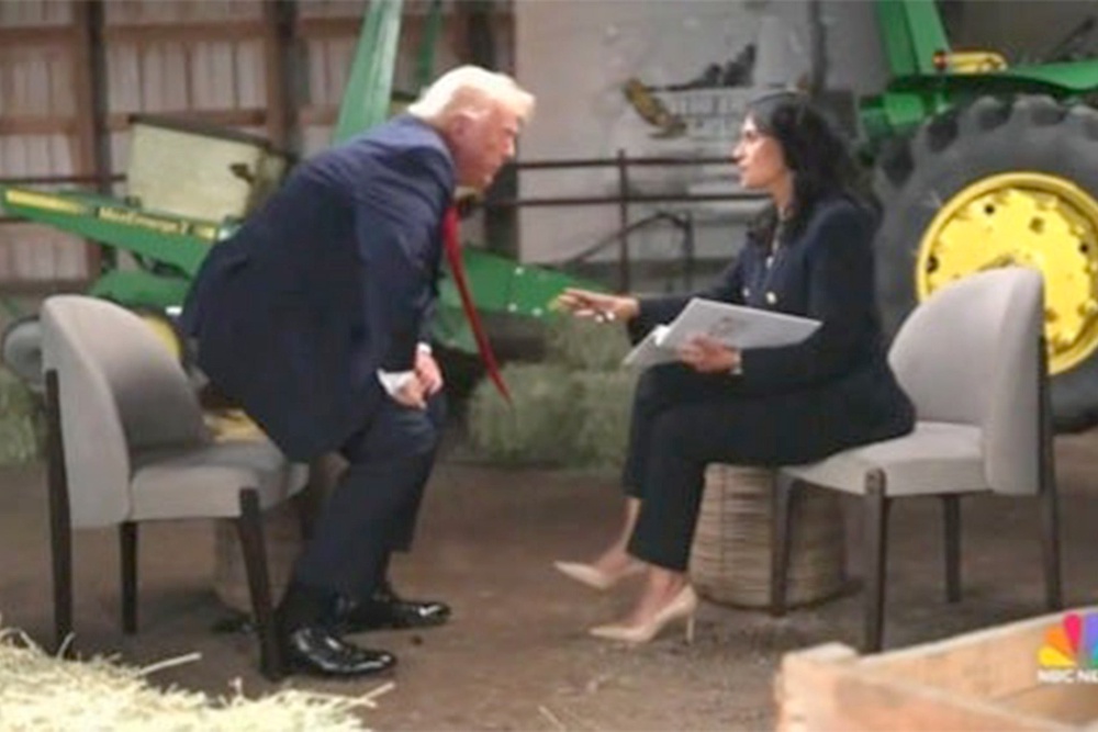 Trump accused Welker of being ‘crooked or stupid’ before marching out (Meet the Press/NBC News)