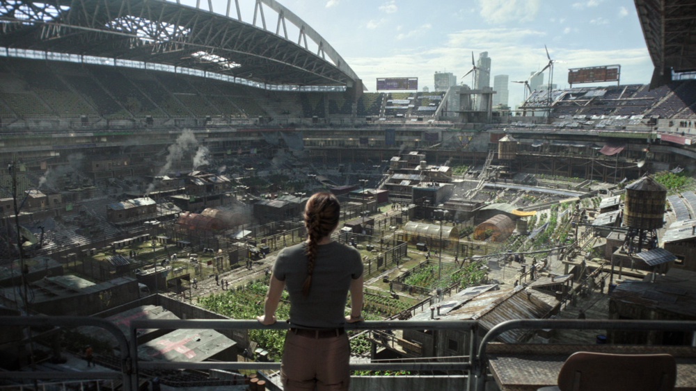 Abby returns to SoundView Stadium — home of the Washington Liberation Front — in ‘The Last of Us’ season two. The World Cup may have interrupted filming on season three (HBO)