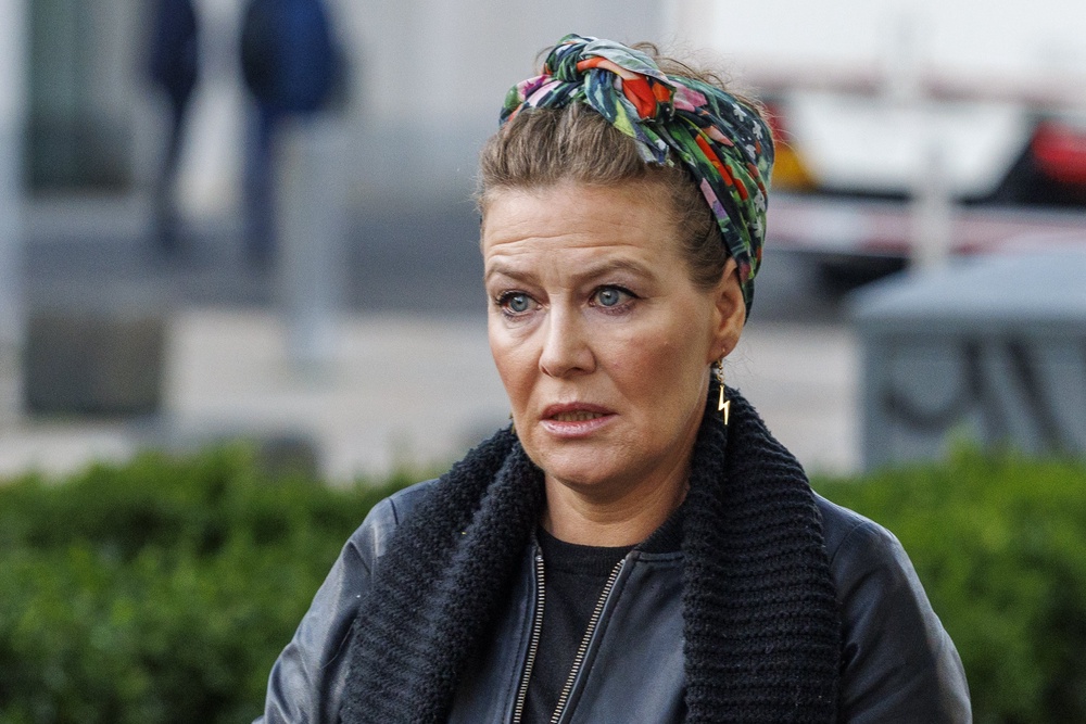 Fiona Donohoe, the mother of 14-year-old Noah Donohoe, outside Belfast Coroner’s Court (Liam McBurney/PA) (PA Wire)
