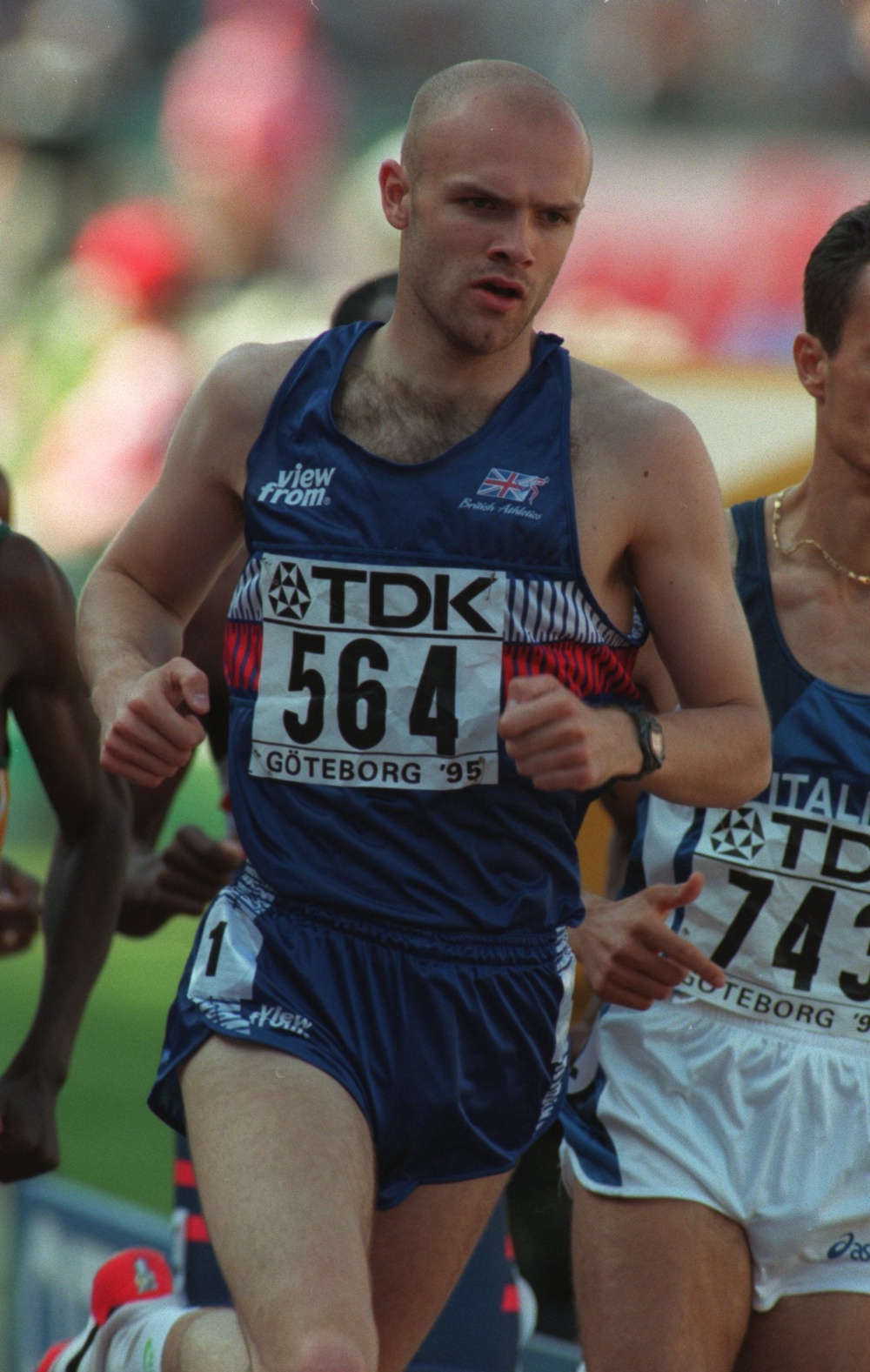 Robb, who is now a surgeon, competed for Great Britain in the 800 metres at the 1992 and 1996 Games (Clive Brunskill/ALLSPORT)