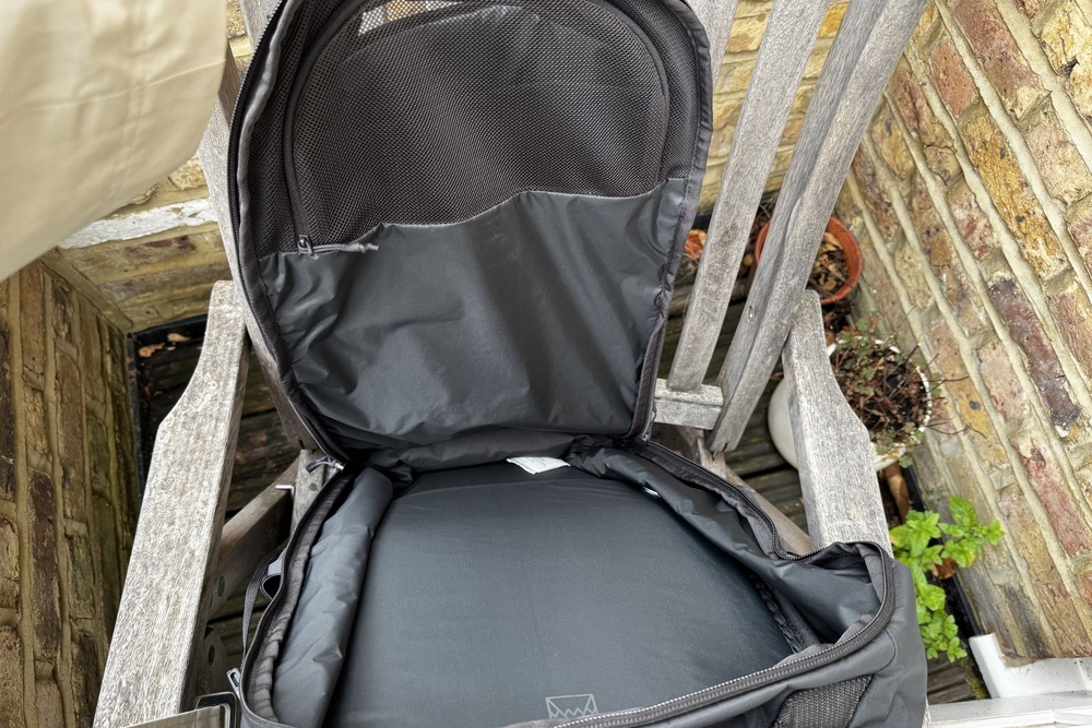 The Stubble & Co motion adventure pack 38l is a lot more spacious than it looks (Niki Cottrell/The Independent)