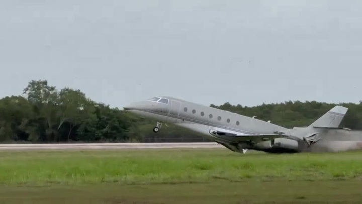 Reports suggest the plane crashed when it was attempting to turn back to La Romana International Airport (Social media)