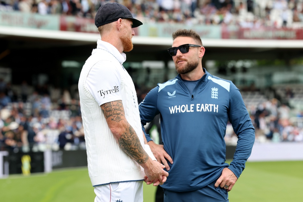 Stokes is being supported by head coach McCullum (Getty)