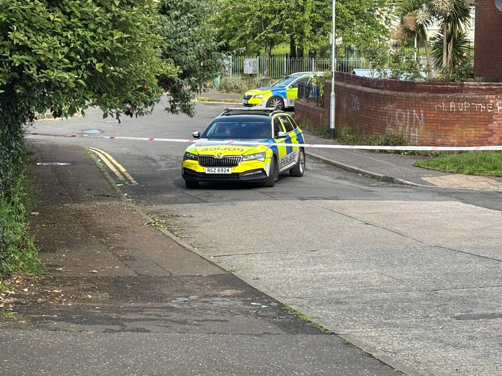 A police cordon at the scene of the stabbing (Rebecca Black/PA) (PA Wire)