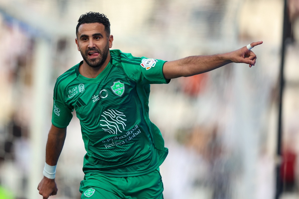 Riyadh Mahrez can no longer play for as long as he used to but he remains the beating heart of this Algeria side (Getty)