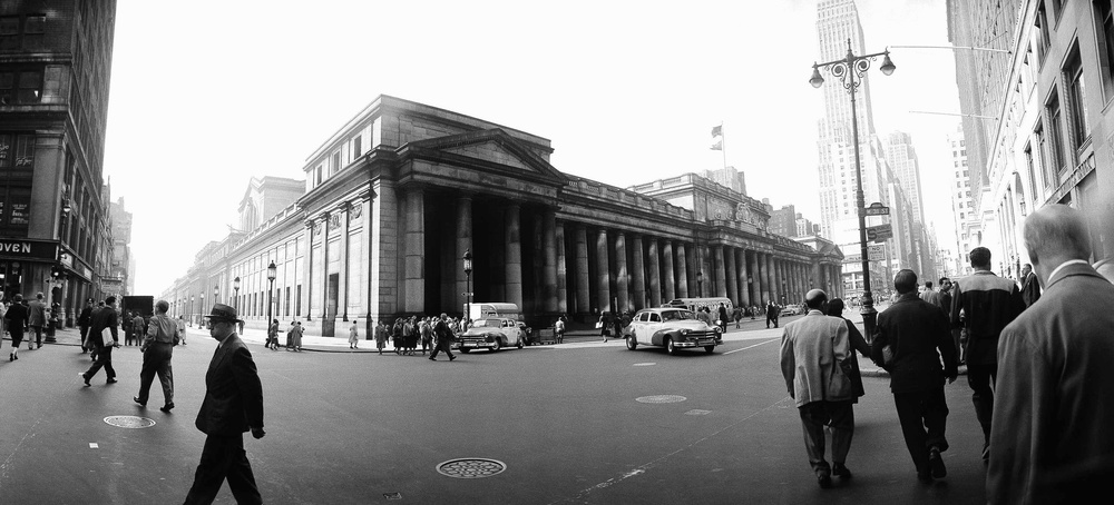 The old Penn Station in 1955 (AP)