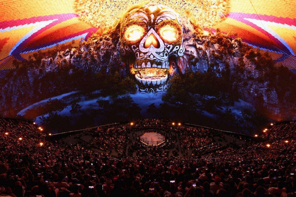 The UFC hosted an impressive event at Vegas’s Sphere in 2024 (Getty)