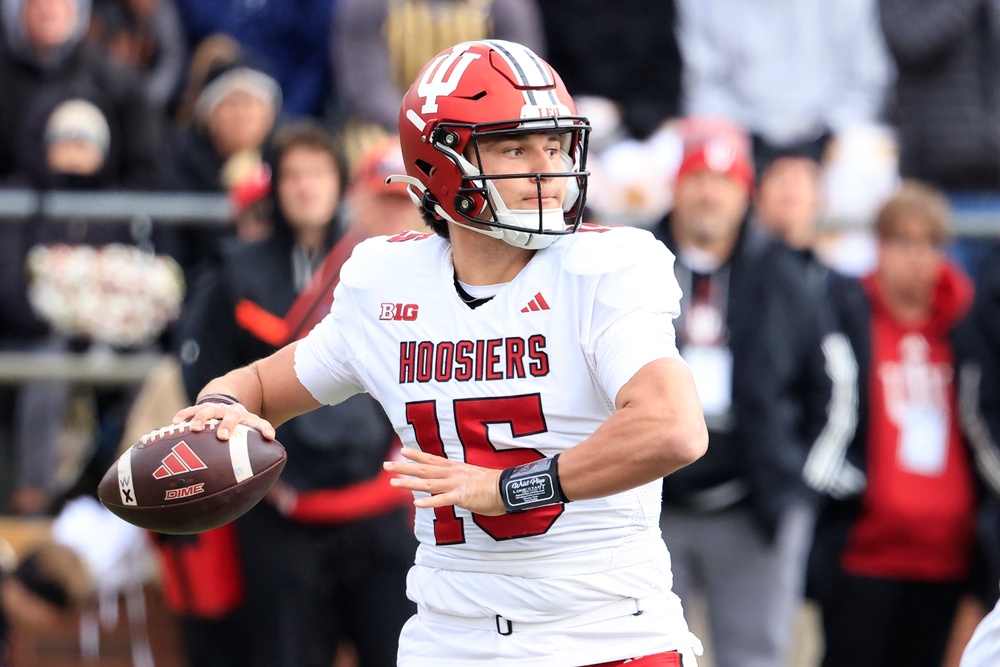 Sorsby admitted to placing dozens of bets while playing for the NCAA, including dozens of bets on Indiana while he was a member of the football team – though he never bet on games he played in (Getty)
