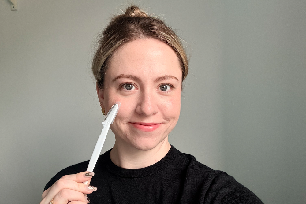 I've put a series dermaplaning tools through their paces to find out what actually delivers smooth, fuzz-free skin at home (Louise Whitbread/The Independent)