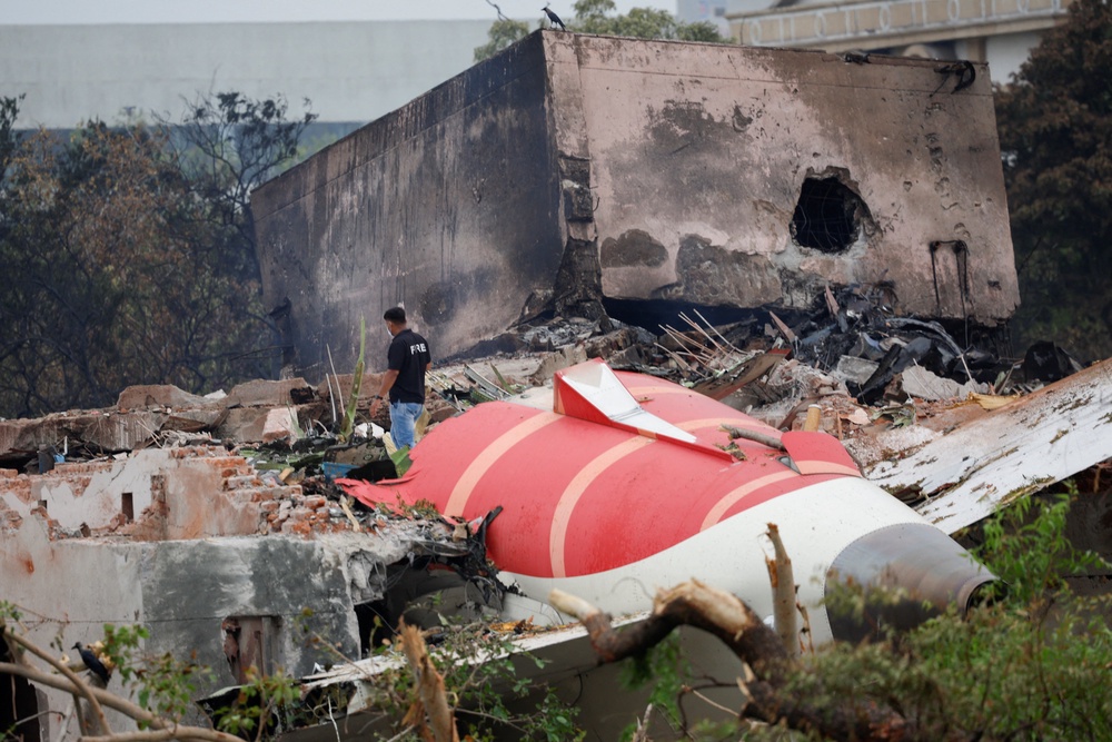 Only one person survived in the crash of Air India Boeing 787-8 Dreamliner aircraft, in Ahmedabad, India (Reuters)
