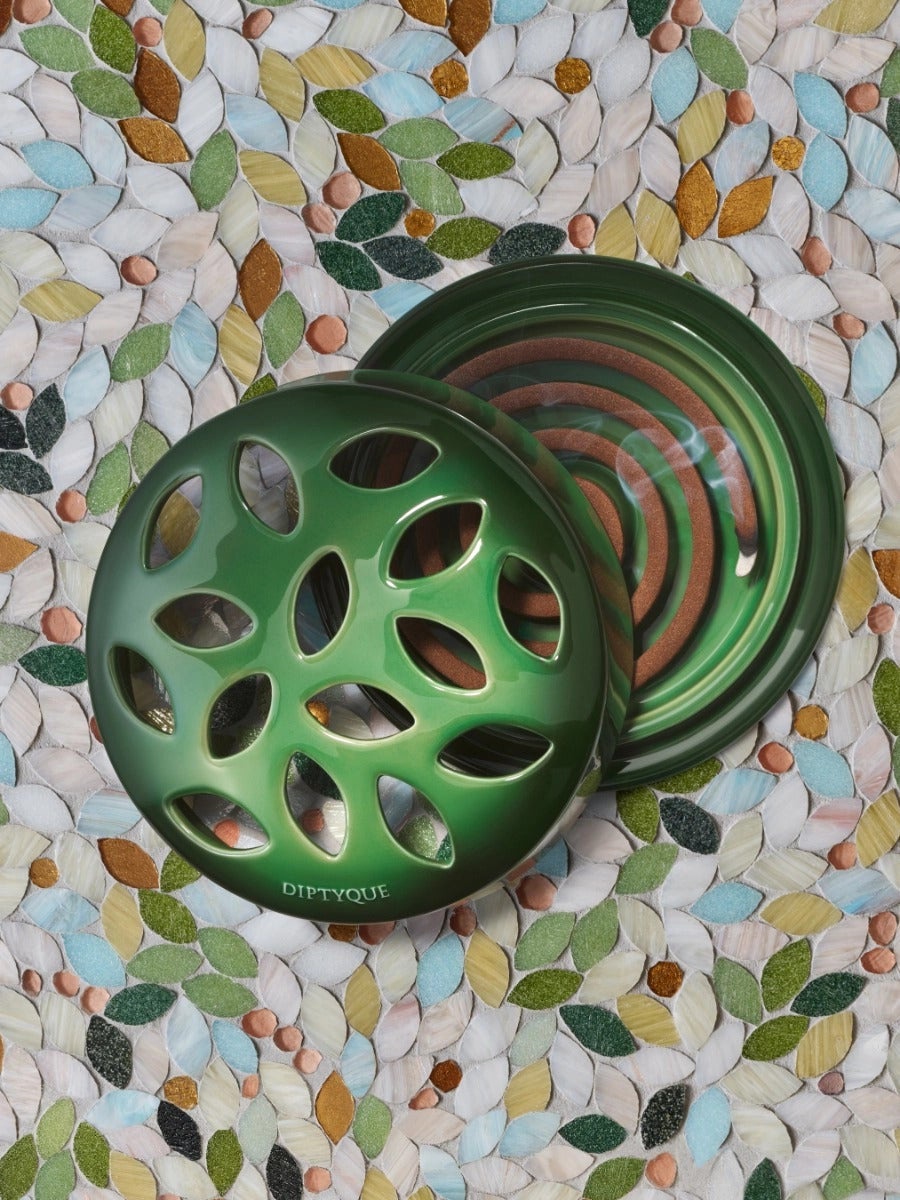 Diptyque is facing a wave of jokes after releasing a £38 ‘scented spiral’ that social media users say looks almost identical to the inexpensive mosquito coil burned in homes across Asia (Diptyque)
