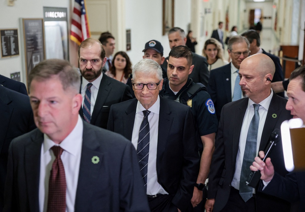 In June, Gates sat for a recorded testimony in front of members of the House Oversight Committee to discuss his past relationship with Jeffrey Epstein (Reuters)