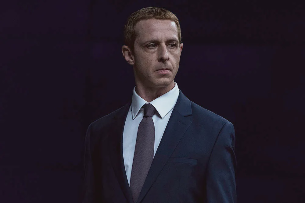 Jeremy Strong is succeeding Jesse Eisenberg in the role of Mark Zuckerberg for 'The Social Reckoning' (Sony/Columbia Pictures)