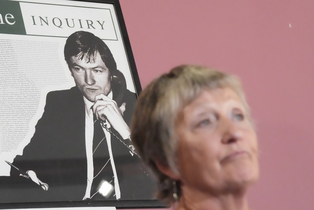 Geraldine Finucane, the widow of murdered Belfast solicitor Pat Finucane, during an event in 2024 (PA) (PA Archive)