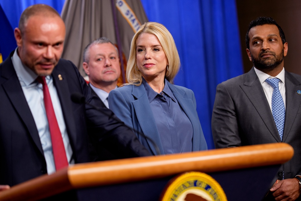 Bongino stepped down from the Trump administration in January, leaving his role at the FBI and returning to his MAGA podcast (Getty Images)
