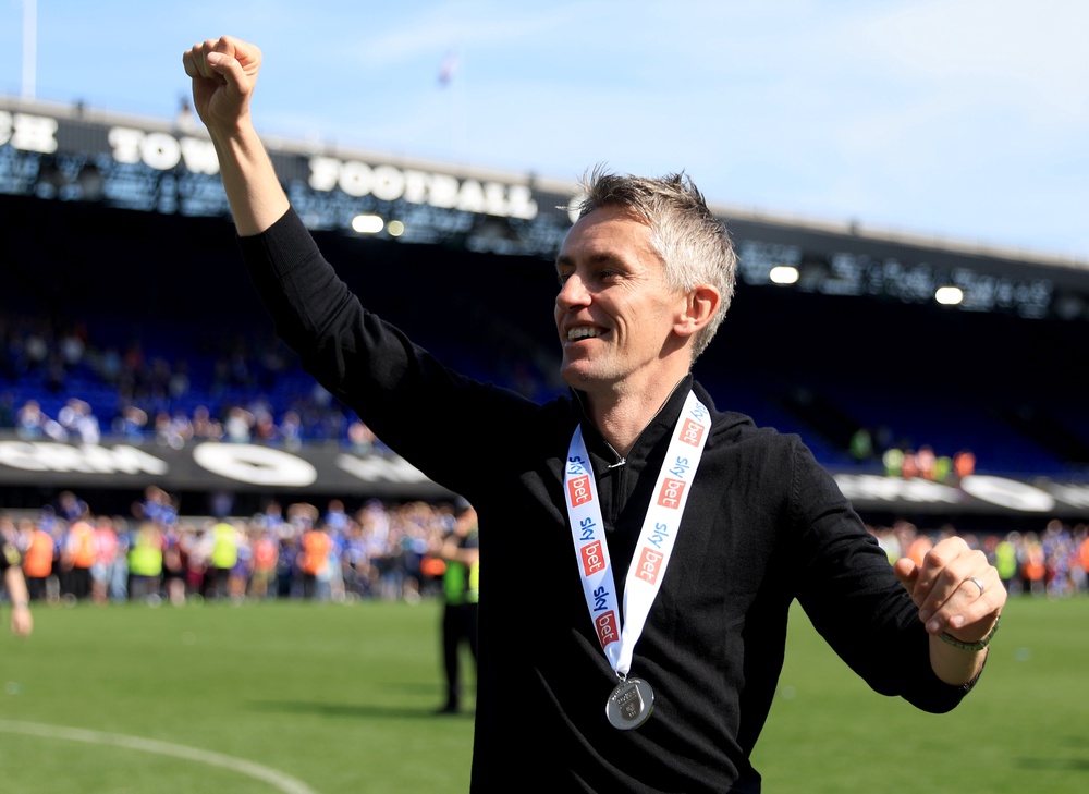 Club chairman Mark Ashton described McKenna’s achievements with Ipswich as 'simply incredible' (PA)