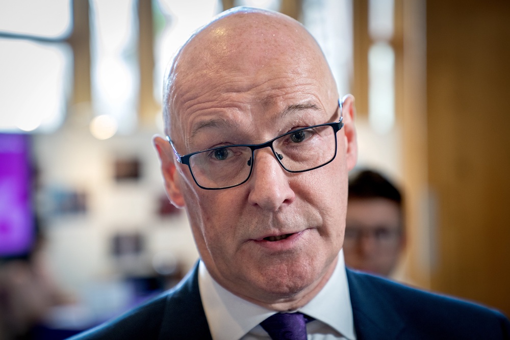 First Minister John Swinney said Labour had tried to ‘exploit’ Murrell’s crimes for political advantage (Jane Barlow/PA) (PA Wire)
