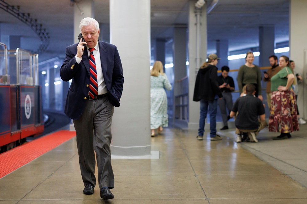After heavily criticizing Trump in 2016, Graham has emerged as one of the president's staunchest supporters on Capitol Hill, particularly over the ongoing Iran war (Getty Images)