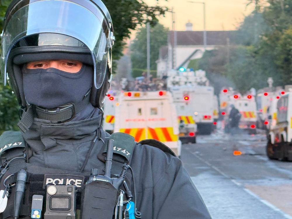 200 extra police officers were deployed on Wednesday night (Independent)