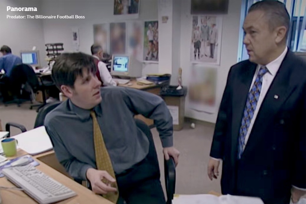 The Panorama investigation aired questions for Livesey, who edited the Daily Sport and Sunday Sport, and one alleged victim said he had arranged a meeting between her and Sullivan (BBC Panorama)