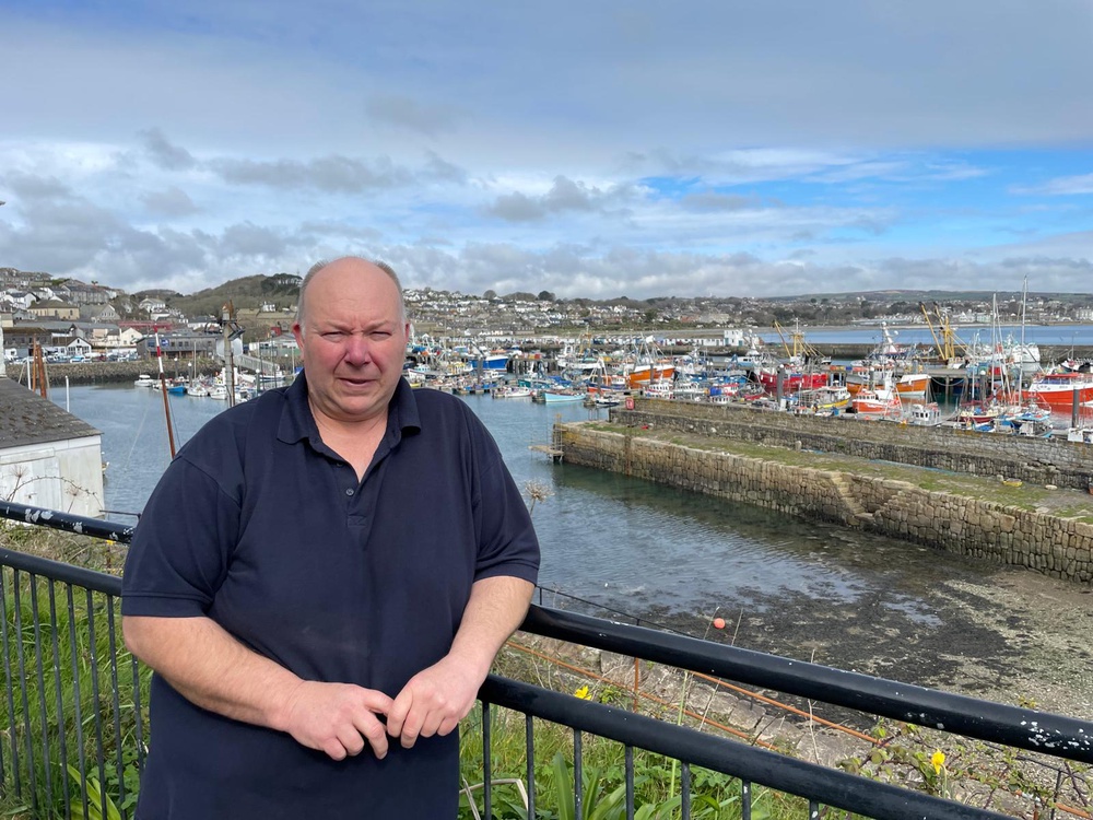 Anthony Hoskin, a Newlyn fisherman, feels that his industry was betrayed (The Independent)