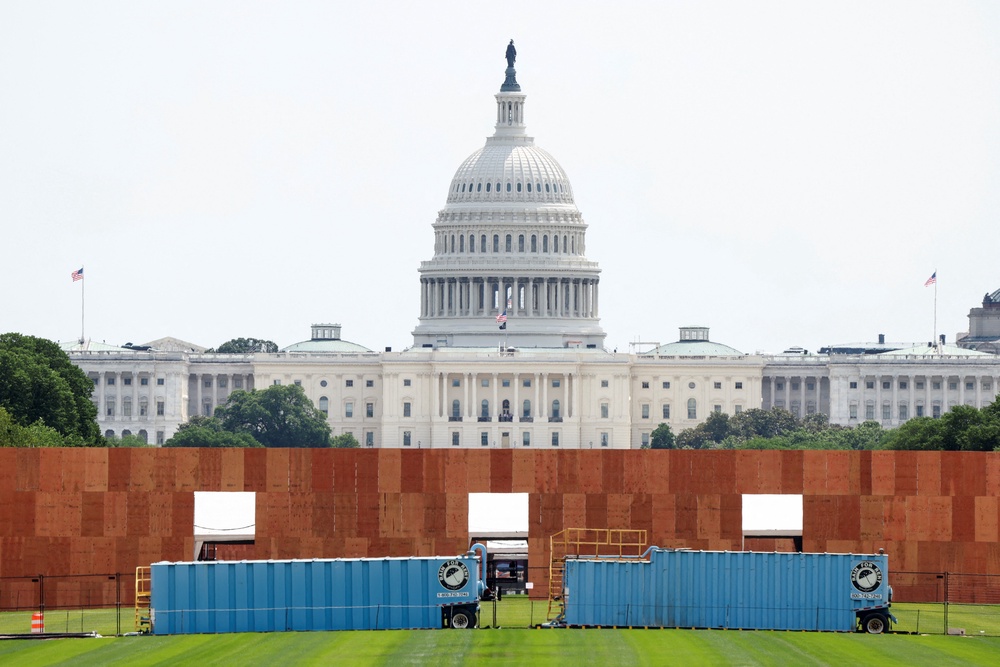 The states declining to take part have suggested the cost of doing so is prohibitive because of the need to stage their own semiquincentennial events (Reuters)