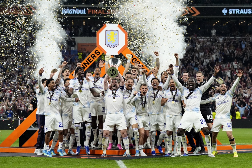 Europa League winners Aston Villa will face Paris St Germain in the European Super Cup (Nick Potts/PA) (PA Wire)