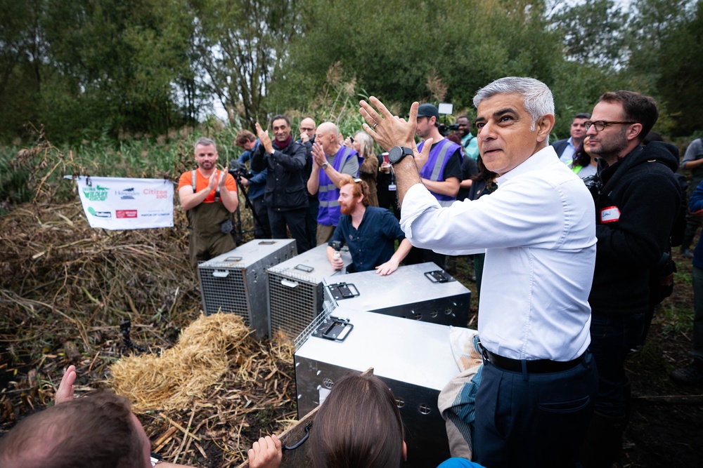 Sadiq Khan has championed the reintroduction of beavers (PA)