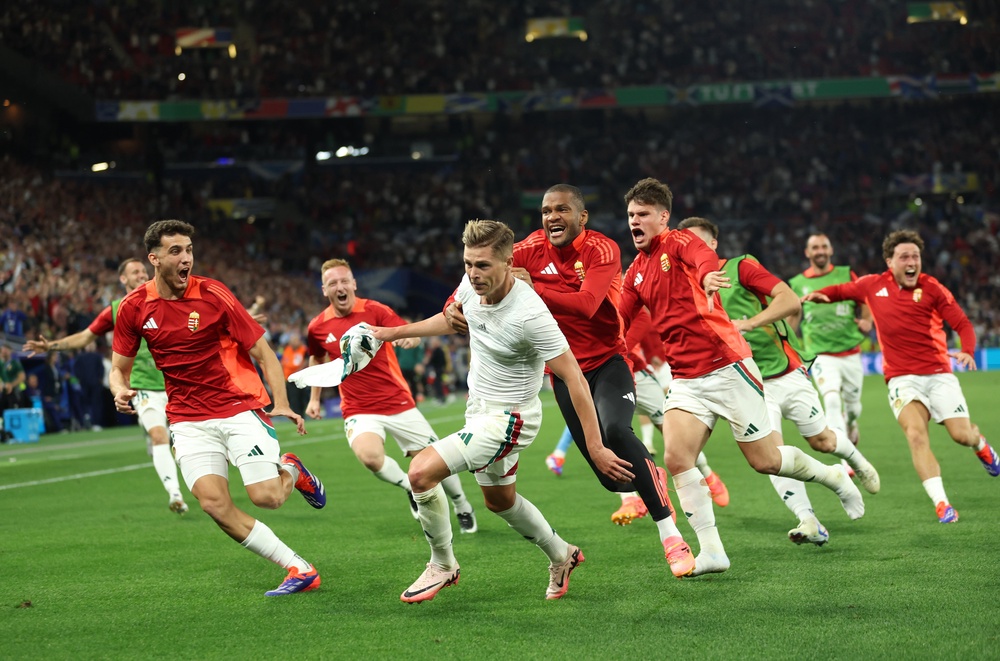Hungary were eliminated despite being Scotland to get to three points (Getty)