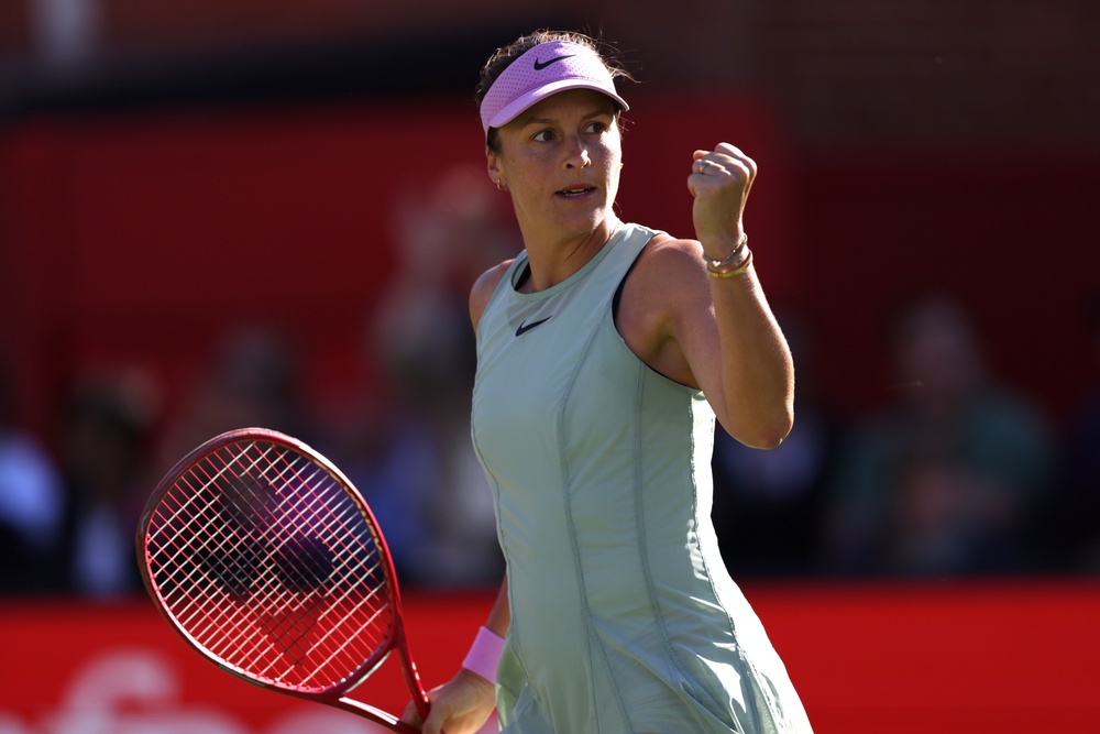Defending champion Tatjana Maria was forced to go through qualifying at Queen's after the tournament did not grant her a wildcard (Getty)