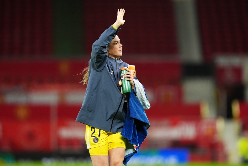 Mary Earps will depart after two seasons with PSG when her contract expires on 30 June (PA)
