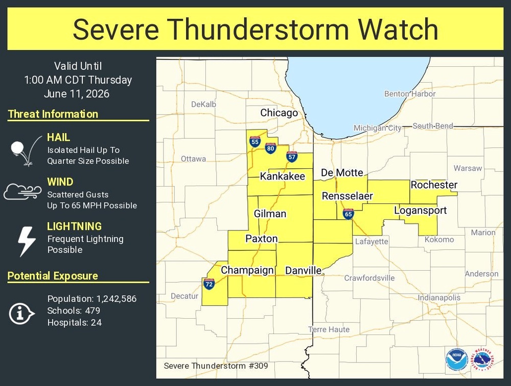 By Wednesday evening, more than 1,000 flights into and out of Chicago had been either delayed or canceled, according to flight tracking website FlightAware (NWS Chicago)