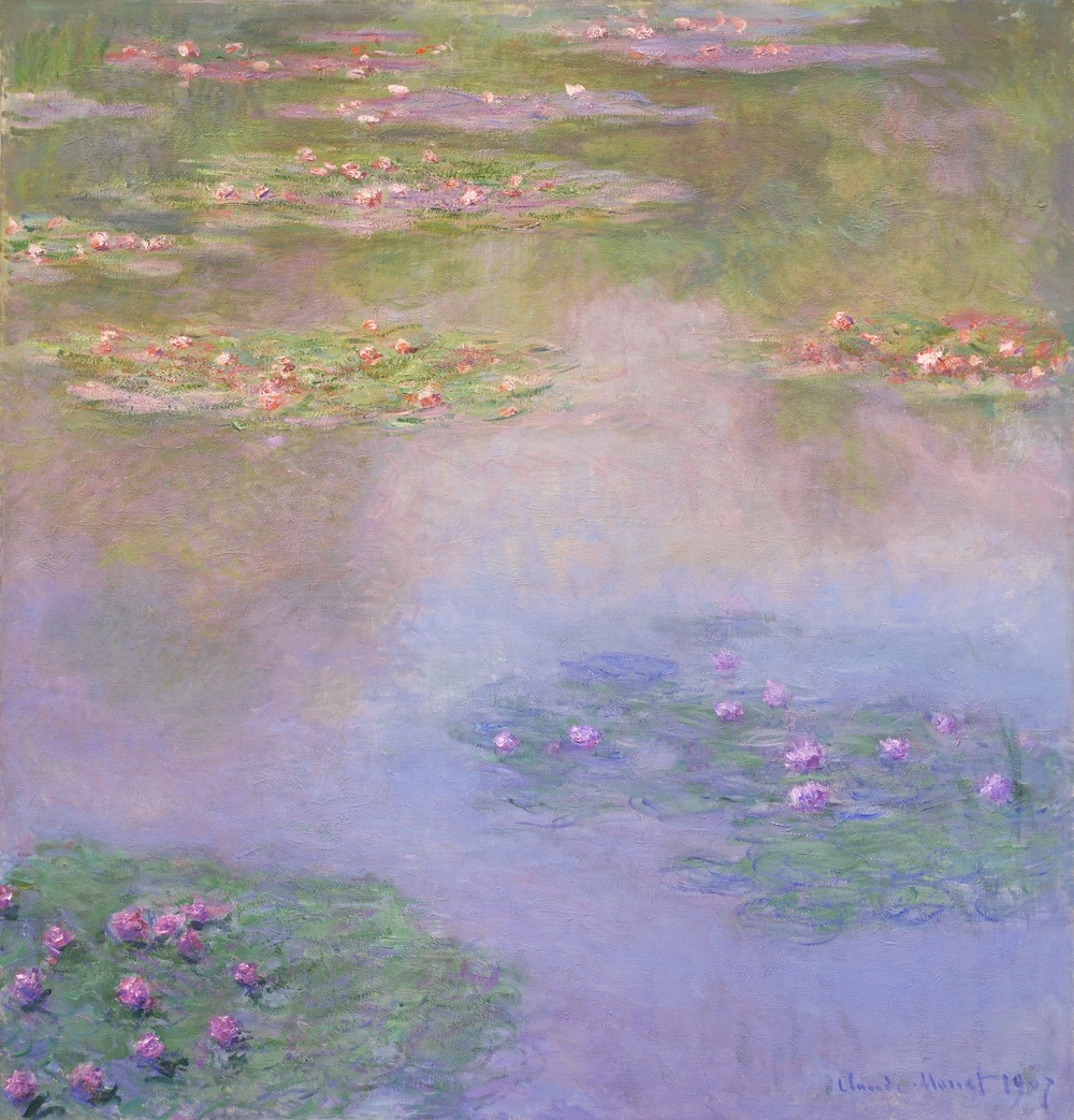 Claude Monet's Nymphéas which is due to sold at auction (PA)