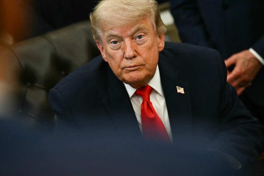 Trump speaks before signing a proclamation in the Oval Office of the White House (AFP/Getty)