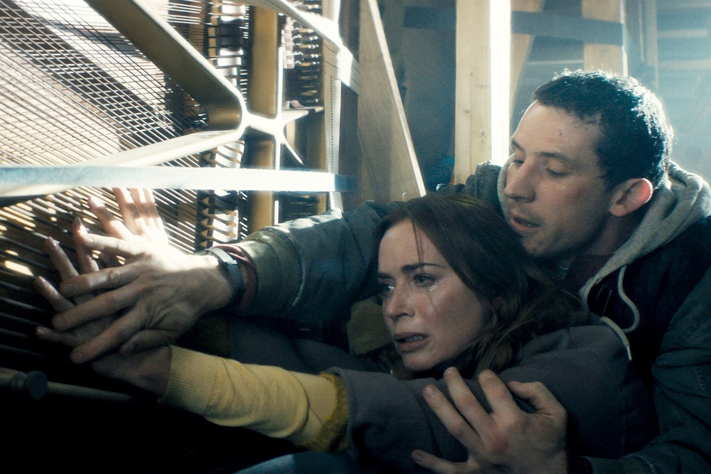 Emily Blunt and Josh O’Connor in Steven Spielberg’s ‘Disclosure Day’ (Universal Pictures)