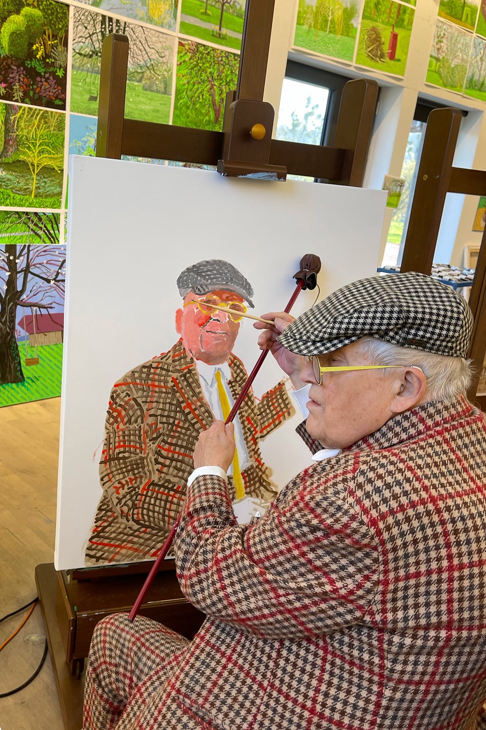 ‘He never stopped working but when with friends he loved to laugh, gossip, and always to read’ (David Hockney)