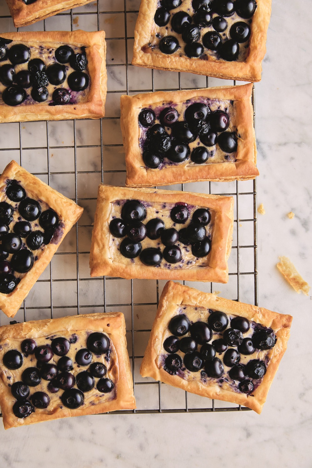 Low sugar pastries packed with blueberries and made from just six ingredients (Helen Cathcart)