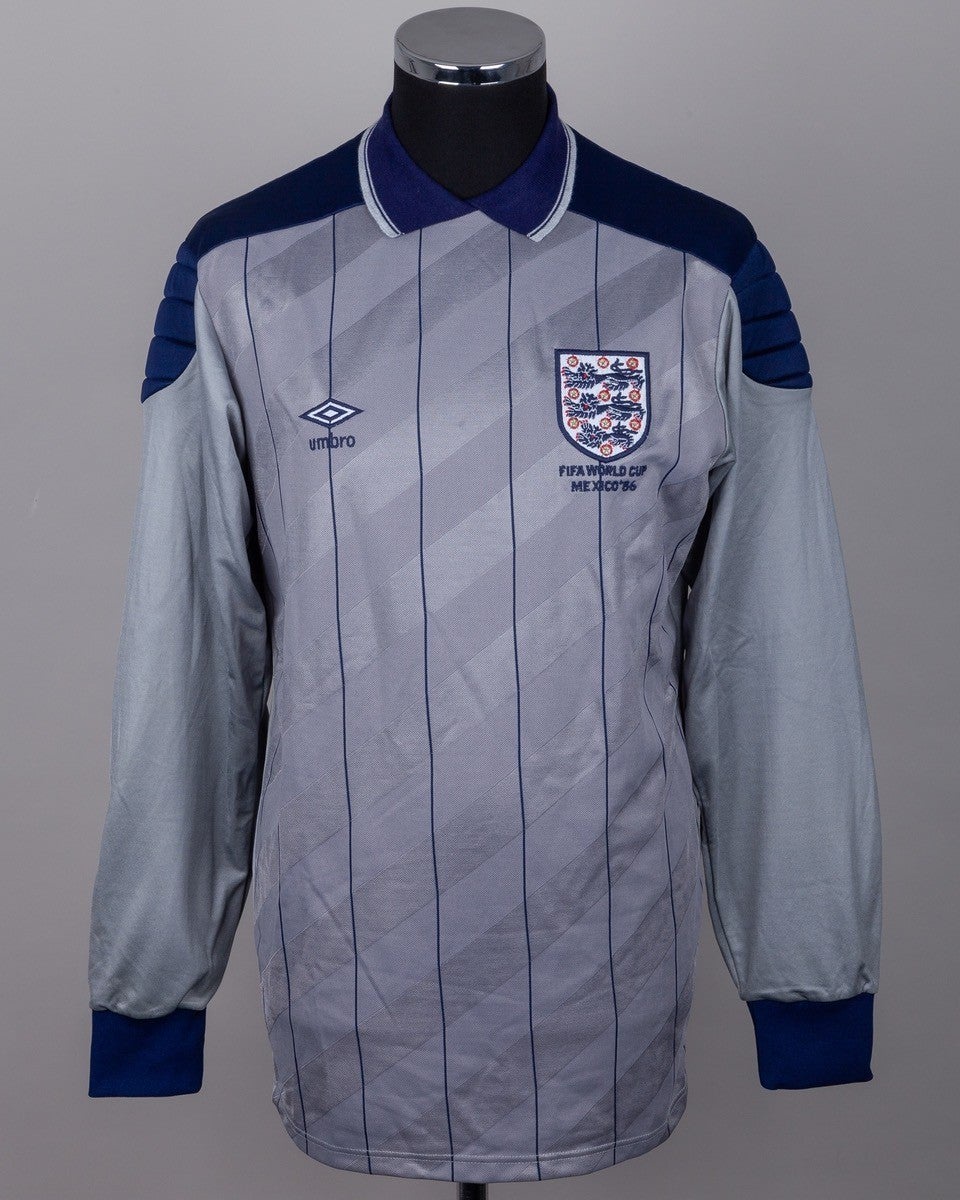 Peter Shilton's 1986 England v Argentina match worn 'Hand of God' shirt (PA)