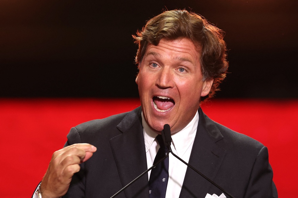 Carlson is one of many MAGA figures to accuse the Trump administration of a ‘cover-up’ without any hard evidence as questions about Crooks’s motive and his political leanings remain unanswered (AFP/Getty)