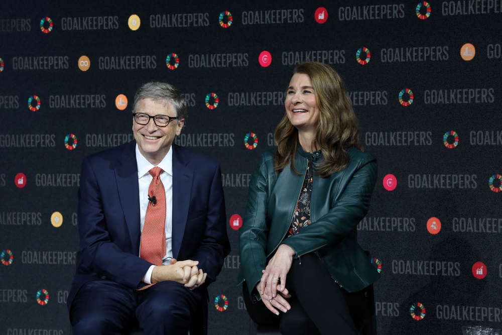 Bill Gates and Melinda French Gates divorced in 2021, following 27 years of marriage (AFP via Getty Images)