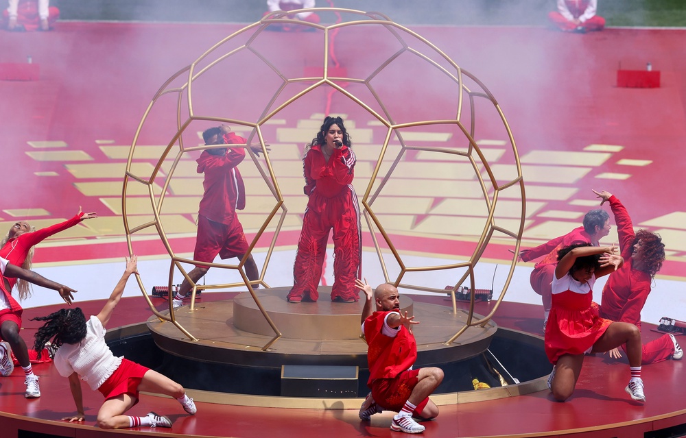 Alessia Cara performs during the Opening Ceremony before the FIFA World Cup 2026 Group B match between Canada and Bosnia and Herzegovina at Toronto Stadium (Getty)
