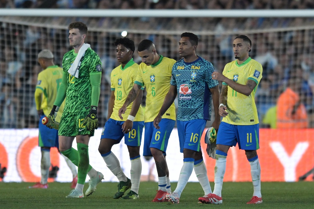 A 4-1 loss to Argentina during qualifying in March 2025 prompted the sacking of Dorival Junior (Getty)