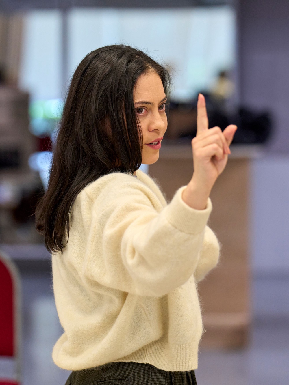 Sales shark: Salazar in rehearsals for ‘Glengarry Glen Ross’ (Manuel Harlan)