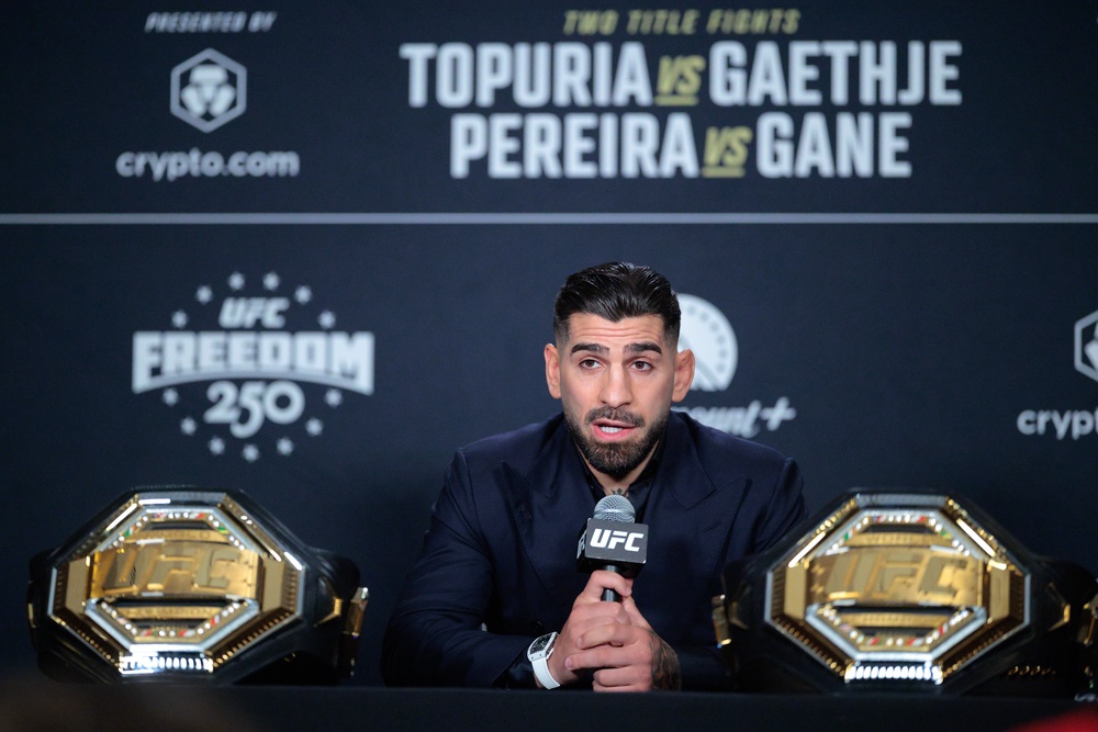 UFC lightweight champion Ilia Topuria (Getty)