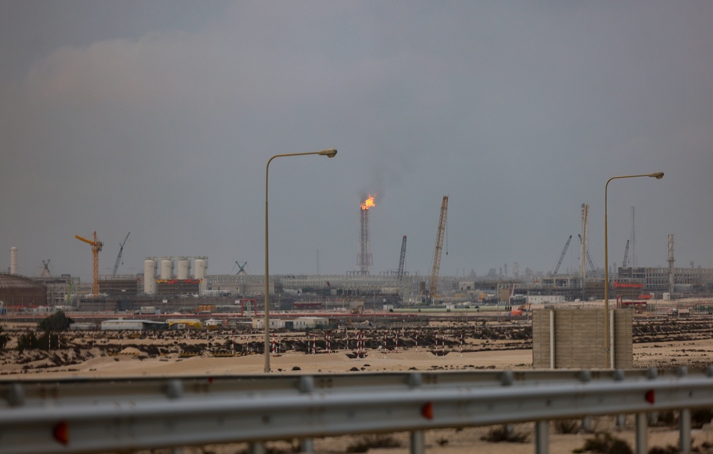 On Sunday night, that work sparked an explosion and fire at the Barzan gas supply facility, the state-run firm QatarEnergy said (Getty)