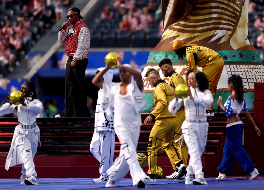 The opening ceremony for USA vs Paraguay at Los Angeles Stadium (Getty)