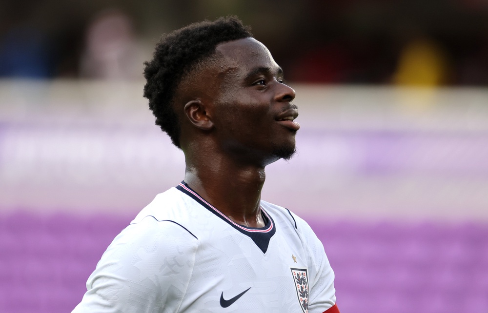 Bukayo Saka allayed injury fears after featuring for England against Costa Rica (Getty)