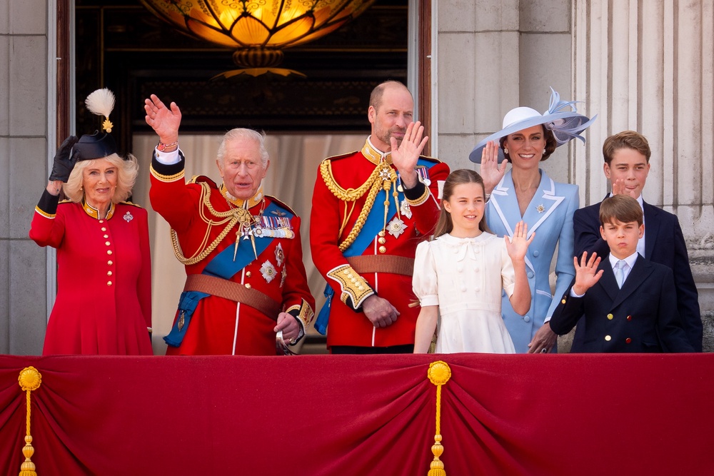 The royal family gathered for Trooping the Colour (PA)